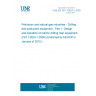 UNE EN ISO 13624-1:2009 Petroleum and natural gas industries - Drilling and production equipment - Part 1: Design and operation of marine drilling riser equipment (ISO 13624-1:2009) (Endorsed by AENOR in January of 2010.)