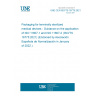 UNE CEN ISO/TS 16775:2021 Packaging for terminally sterilized medical devices - Guidance on the application of ISO 11607-1 and ISO 11607-2 (ISO/TS 16775:2021) (Endorsed by Asociación Española de Normalización in January of 2022.)