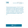UNE EN IEC 60601-2-57:2026/A11:2026 Medical electrical equipment - Part 2-57: Particular requirements for the basic safety and essential performance of non-laser light source equipment intended for therapeutic, diagnostic, monitoring, cosmetic and aesthetic use (Endorsed by Asociación Española de Normalización in March of 2026.) UNE EN IEC 60601-2-57:2026/A11:2026 Medical electrical equipment - Part 2-57: Particular requirements for the basic safety and essential performance of non-laser light source equipment intended for therapeutic, diagnostic, monitoring, cosmetic and aesthetic use (Endorsed by Asociación Española de Normalización in March of 2026.)