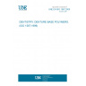 UNE EN ISO 1567:2000 DENTISTRY. DENTURE BASE POLYMERS. (ISO 1567:1999)