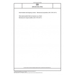 DIN EN ISO 2702 European Standards