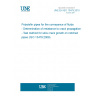 UNE EN ISO 13479:2010 Polyolefin pipes for the conveyance of fluids - Determination of resistance to crack propagation - Test method for slow crack growth on notched pipes (ISO 13479:2009)