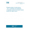 UNE EN ISO 10993-13:2010 Biological evaluation of medical devices - Part 13: Identification and quantification of degradation products from polymeric medical devices (ISO 10993-13:2010)