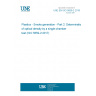 UNE EN ISO 5659-2:2018 Plastics - Smoke generation - Part 2: Determination of optical density by a single-chamber test (ISO 5659-2:2017)