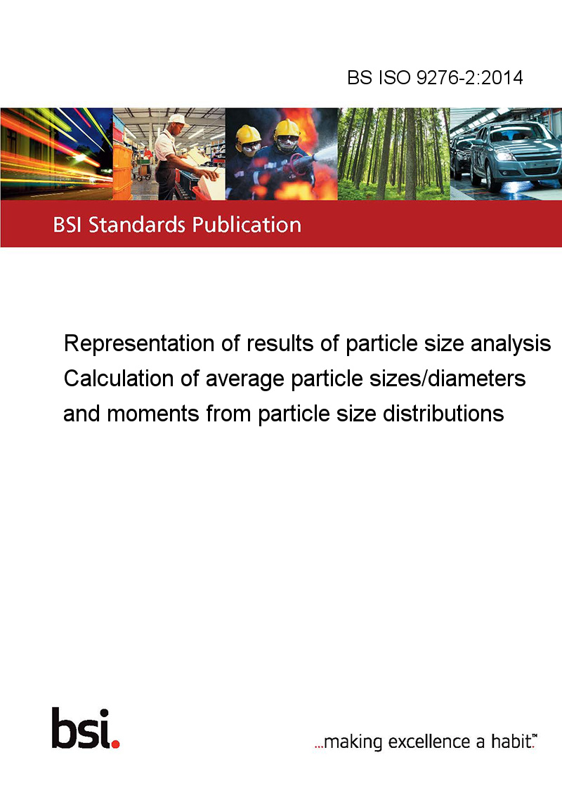 representation of results of particle size analysis