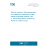 UNE EN 1034-27:2012 Safety of machinery - Safety requirements for the design and construction of paper making and finishing machines - Part 27: Roll handling systems (Endorsed by AENOR in October of 2012.)