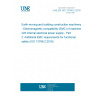 UNE EN ISO 13766-2:2018 Earth-moving and building construction machinery - Electromagnetic compatibility (EMC) of machines with internal electrical power supply - Part 2: Additional EMC requirements for functional safety (ISO 13766-2:2018)
