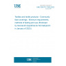 UNE CEN/TS 17553:2022 Textiles and textile products - Community face coverings - Minimum requirements, methods of testing and use (Endorsed by Asociación Española de Normalización in January of 2023.)