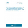 UNE EN 13203-4:2023 Gas-fired domestic appliances producing hot water - Part 4: Assessment of energy consumption of gas combined heat and power appliances (mCHP) producing hot water and electricity