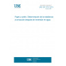 UNE ISO 3781:2015 Paper and board - Determination of tensile strength after inmersion in water