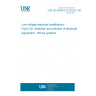 UNE HD 60364-5-52:2022/A1:2025 Low-voltage electrical installations - Part 5-52: Selection and erection of electrical equipment - Wiring systems