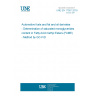 UNE EN 17057:2018 Automotive fuels and fat and oil derivates - Determination of saturated monoglycerides content in Fatty Acid methyl Esters (FAME) - Method by GC-FID
