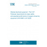 UNE EN ISO 80601-2-67:2021 Medical electrical equipment - Part 2-67: Particular requirements for basic safety and essential performance of oxygen-conserving equipment (ISO 80601-2-67:2020)