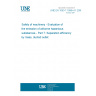 UNE EN 1093-7:1999+A1:2008 Safety of machinery - Evaluation of the emission of airborne hazardous substances - Part 7: Separation efficiency by mass, ducted outlet