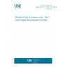 UNE EN 772-1:2011+A1:2016 Methods of test for masonry units - Part 1: Determination of compressive strength