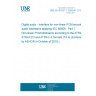 UNE EN 61937-7:2005/A1:2016 Digital audio - Interface for non-linear PCM encoded audio bitstreams applying IEC 60958 - Part 7: Non-linear PCM bitstreams according to the ATRAC, ATRAC2/3 and ATRAC-X formats (TA 4) (Endorsed by AENOR in October of 2016.)