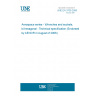 UNE EN 3709:2006 Aerospace series - Wrenches and sockets, bi-hexagonal - Technical specification (Endorsed by AENOR in August of 2006.)