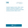 UNE EN 61968-1:2013 Application integration at electric utilities - System interfaces for distribution management - Part 1: Interface architecture and general recommendations (Endorsed by AENOR in March of 2013.)