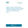 UNE 55803:1986 SURFACE ACTIVE AGENTS. CHEMICAL PRODUCTS TO BE USED AS RAW MATERIALS IN DETERGENT FORMULATIONS. GENERAL METHODS FOR DETERMINATION OF CHLORIDE IONS. POTENTIOMETRIC METHOD