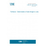 UNE EN 15478:2009 Fertilizers - Determination of total nitrogen in urea