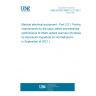 UNE EN IEC 60601-2-21:2021 Medical electrical equipment - Part 2-21: Particular requirements for the basic safety and essential performance of infant radiant warmers (Endorsed by Asociación Española de Normalización in September of 2021.)