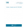UNE EN ISO 7493:2007 Dentistry - Operator's stool (ISO 7493:2006)