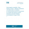 UNE EN 50715:2022 Electromagnetic compatibility - Radio frequency emission - Statistical considerations in the determination of compliance for mass-produced products with requirements for unwanted radio frequency emission (Endorsed by Asociación Española de Normalización in August of 2022.)
