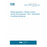 UNE EN 15085-2:2021+A2:2026 - Railway applications - Welding of railway vehicles and components - Part 2: Requirements for welding manufacturer UNE EN 15085-2:2021+A2:2026 - Railway applications - Welding of railway vehicles and components - Part 2: Requirements for welding manufacturer