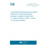 UNE EN 60512-11-1:2000 ELECTROMECHANICAL COMPONENTS FOR ELECTRONIC EQUIPMENT. BASIC TESTING PROCEDURES AND MEASURING METHODS. PART 11: CLIMATIC TESTS. SECTION 1: TEST 11A. CLIMATIC SEQUENCE.