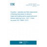 UNE EN ISO 10848-1:2018 Acoustics - Laboratory and field measurement of flanking transmission for airborne, impact and building service equipment sound between adjoining rooms - Part 1: Frame document (ISO 10848-1:2017)