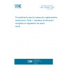 UNE 192008-1:2022 Procedimiento para la inspección reglamentaria. Ascensores. Parte 1: Aparatos de elevación recogidos en legislación de ascensores.