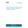 UNE 165001:2012 Social responsibility. Socially responsible financial products. Requirements for investment products