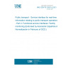 UNE CEN/TS 15531-4:2021 Public transport - Service interface for real-time information relating to public transport operations - Part 4: Functional service interfaces: Facility monitoring (Endorsed by Asociación Española de Normalización in February of 2022.)