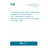 UNE EN ISO 28706-1:2012 Vitreous and porcelain enamels - Determination of resistance to chemical corrosion - Part 1: Determination of resistance to chemical corrosion by acids at room temperature (ISO 28706-1:2008)