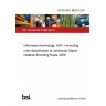 BS ISO/IEC 8825-8:2021 Information technology. ASN.1 encoding rules Specification of JavaScript Object Notation Encoding Rules (JER)