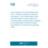 UNE ISO 15592-3:2012 Fine-cut tobacco and smoking articles made from it -- Methods of sampling, conditioning and analysis -- Part 3: Determination of total particulate matter of smoking articles using a routine analytical smoking machine, preparation for the determination of water and nicotine, and calculation of nicotine-free dry particulate matter