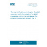 UNE EN 13624:2014 Chemical disinfectants and antiseptics - Quantitative suspension test for the evaluation of fungicidal or yeasticidal activity in the medical area - Test method and requirements (phase 2, step 1)