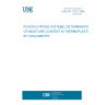 UNE EN 12118:1998 PLASTICS PIPING SYSTEMS. DETERMINATION OF MOISTURE CONTENT IN THERMOPLASTICS BY COULOMETRY.