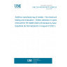 UNE CEN ISO/ASTM TR 52905:2023 Additive manufacturing of metals - Non-destructive testing and evaluation - Defect detection in parts (ISO/ASTM TR 52905:2023) (Endorsed by Asociación Española de Normalización in August of 2023.)