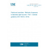 UNE EN ISO 16474-1:2014 Paints and varnishes - Methods of exposure to laboratory light sources - Part 1: General guidance (ISO 16474-1:2013)