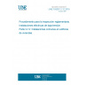 UNE 192007-2-12:2018 Procedures for the regulatory inspection. Low voltage electrical installations. Part 2-12: common zones of residential buildings