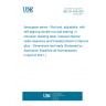 UNE EN 4035:2021 Aerospace series - Rod end, adjustable, with self-aligning double row ball bearing, in corrosion resisting steel, reduced internal radial clearance and threaded shank in titanium alloy - Dimensions and loads (Endorsed by Asociación Española de Normalización in April of 2021.)