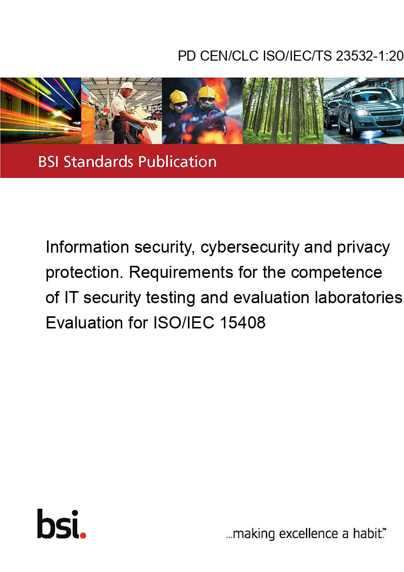 Pd cen clc iso iec ts 23532 1 2024 information security cybersecurity