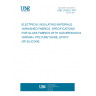 UNE 21345-2:1977 ELECTRICAL INSULATING MATERIALS. VARNISHED FABRICS. SPECIFICATIONS FOR GLASS FABRICS WITH OLEORESINOUS VARNISH, POLYURETHANE, EPOXY OR SILICONE.