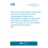 UNE EN 60835-1-1:1992 Methods of measurement for equipment used in digital microwave radio transmission systems - Part 1: Measurements common to terrestrial radio-relay systems and satellite earth stations - Section 1: General