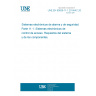 UNE EN 60839-11-1:2014/AC:2015 Alarm and electronic security systems - Part 11-1: Electronic access control systems - System and components requirements