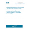 UNE EN IEC 62325-451-8:2022 Framework for energy market communications - Part 451-8: HVDC Scheduling process, contextual and assembly models for European style market (Endorsed by Asociación Española de Normalización in June of 2022.)
