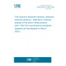 UNE EN ISO 17947:2023 Fine ceramics (advanced ceramics, advanced technical ceramics) - Methods for chemical analysis of fine silicon nitride powders (ISO 17947:2014) (Endorsed by Asociación Española de Normalización in May of 2023.)