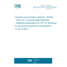 UNE EN 61784-3-18:2011/A2:2021 Industrial communication networks - Profiles - Part 3-18: Functional safety fieldbuses - Additional specifications for CPF 18 (Endorsed by Asociación Española de Normalización in July of 2021.)