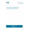 UNE EN 1237:1996 Fertilizers - Determination of bulk density (tapped) (ISO 5311:1992 modified)